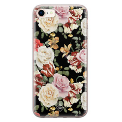 Casimoda iPhone 8/7 siliconen hoesje - Flowerpower