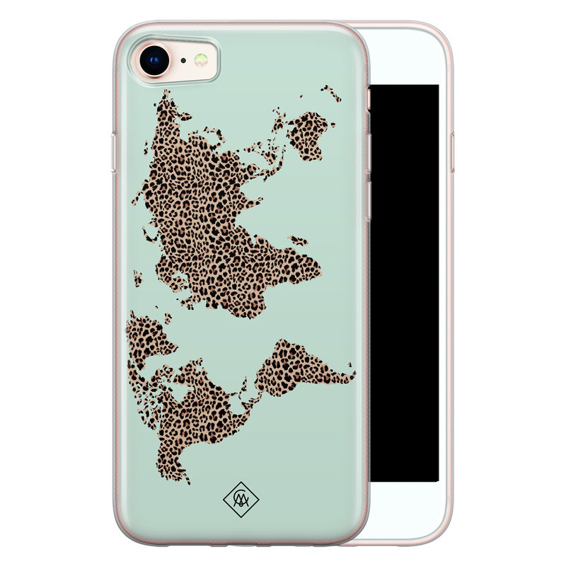 Casimoda iPhone 8/7 siliconen hoesje - Wild world