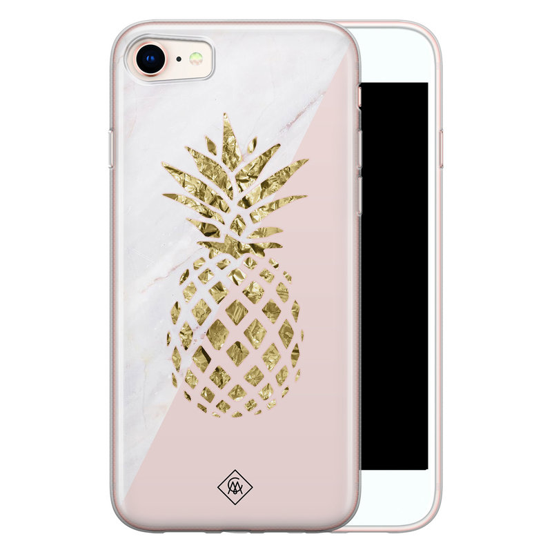 Casimoda iPhone 8/7 siliconen hoesje - Ananas