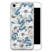 Casimoda iPhone 8/7 siliconen telefoonhoesje - Touch of flowers