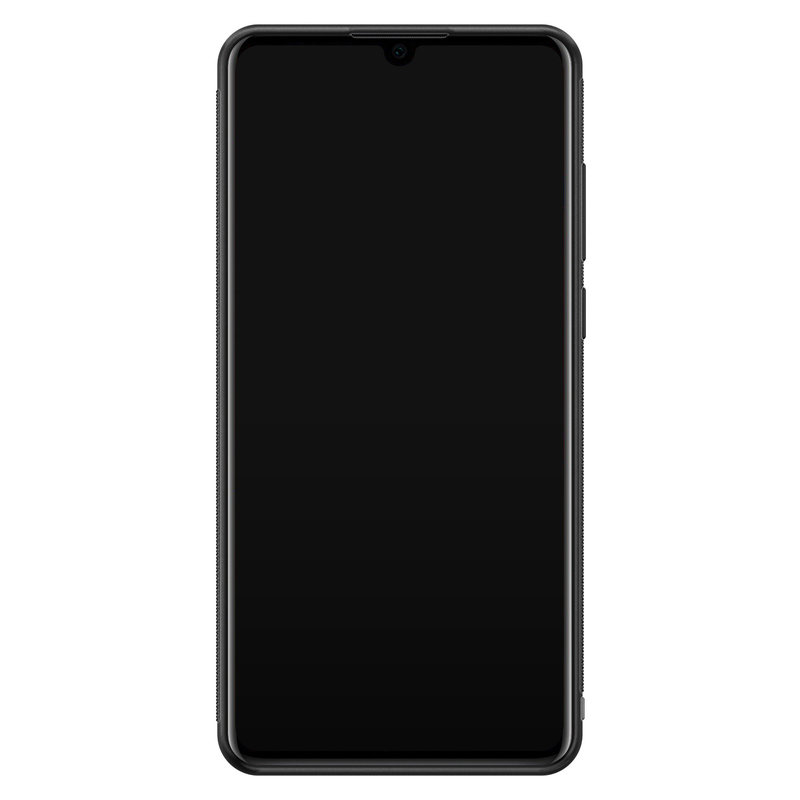Casimoda Huawei P30 glazen hardcase - Marmer zwart