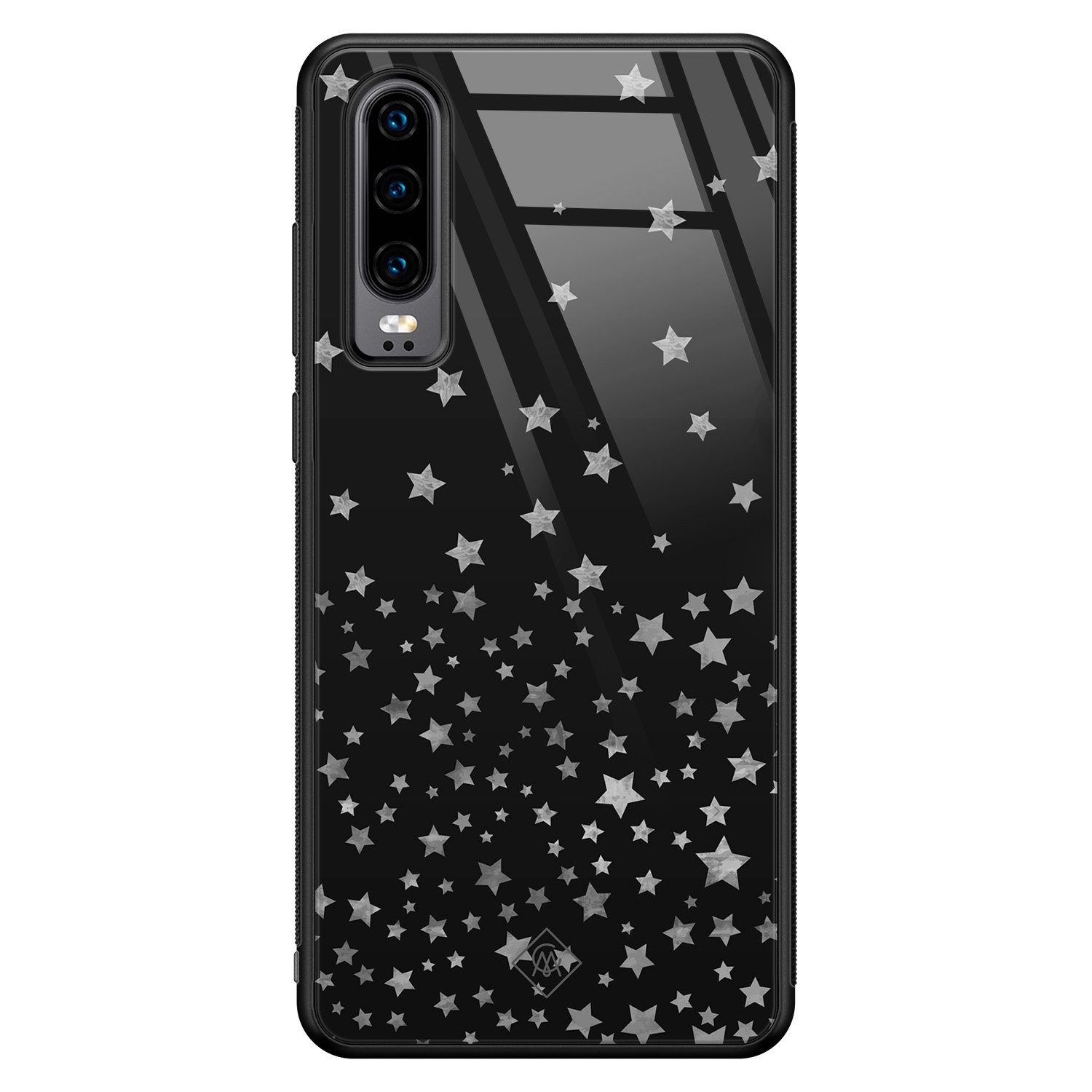 Huawei P30 glazen hardcase - Falling stars