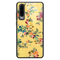 Casimoda Huawei P30 glazen hardcase - Florals for days