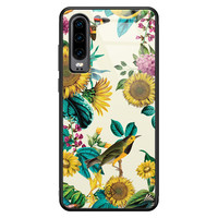 Casimoda Huawei P30 glazen hardcase - Sunflowers