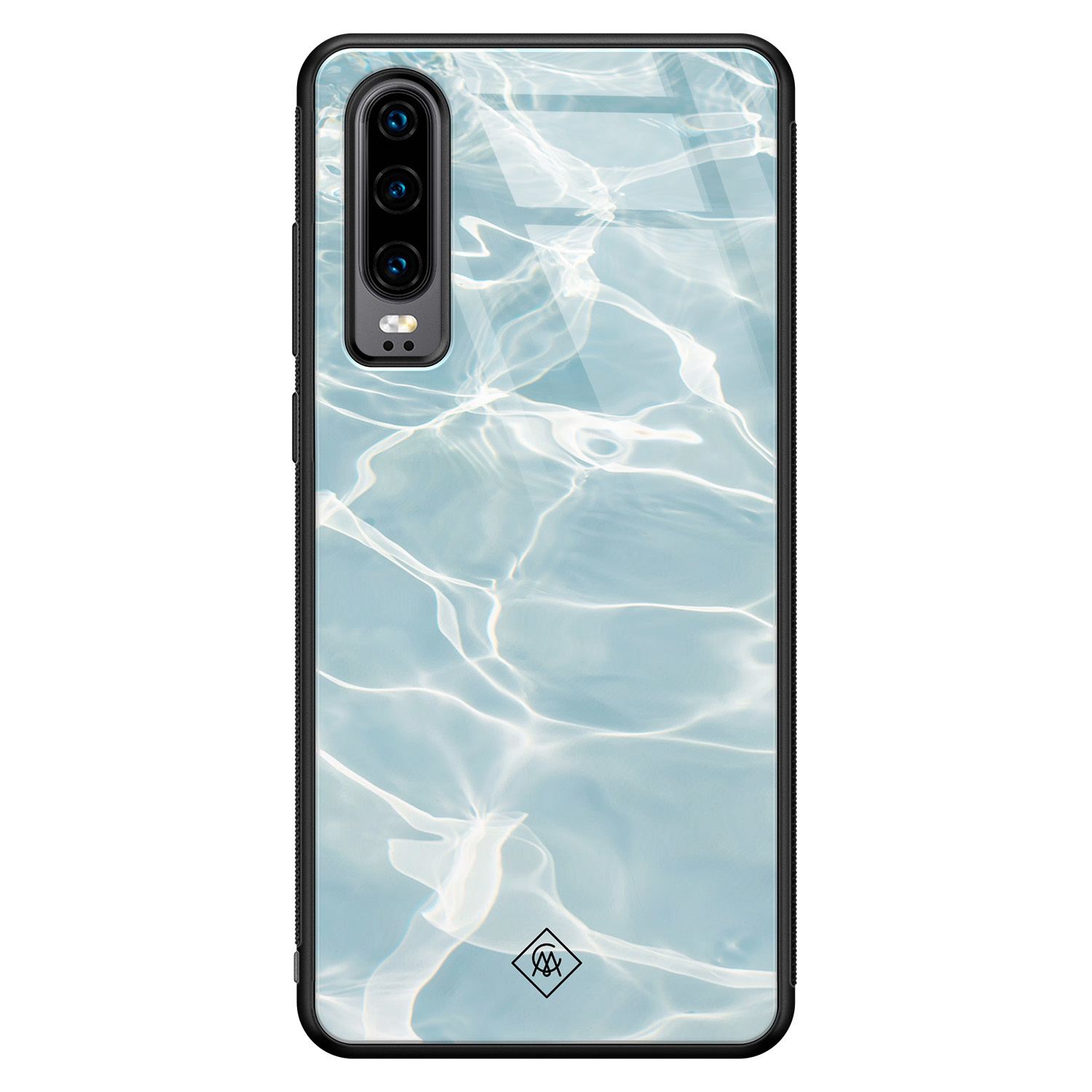 Huawei P30 glazen hardcase - Oceaan