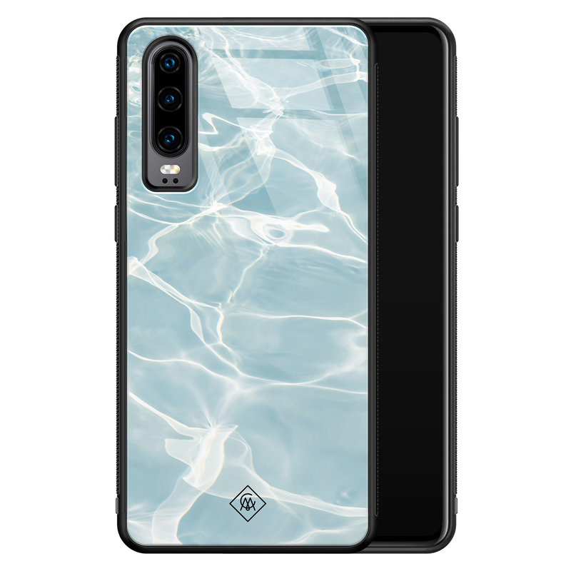 Casimoda Huawei P30 glazen hardcase - Oceaan