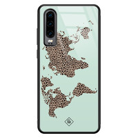 Casimoda Huawei P30 glazen hardcase - Wild world