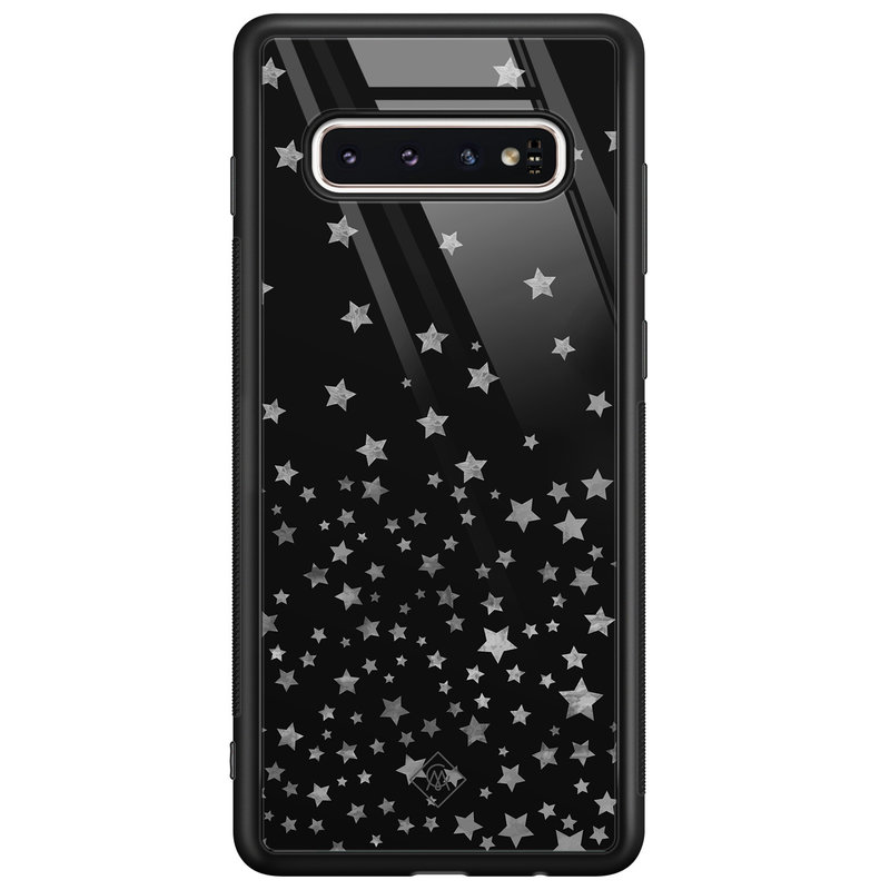 Casimoda Samsung Galaxy S10 glazen hardcase - Falling stars