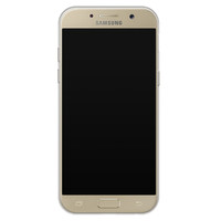 Casimoda Samsung Galaxy A5 2017 siliconen telefoonhoesje - Luipaard grijs