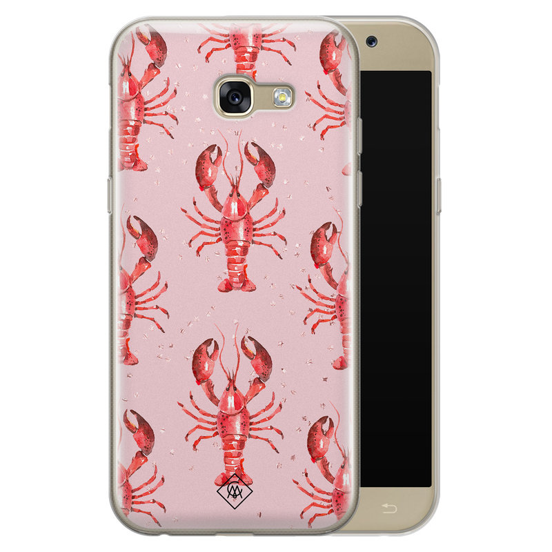 Casimoda Samsung Galaxy A5 2017 siliconen telefoonhoesje - Lobster all the way