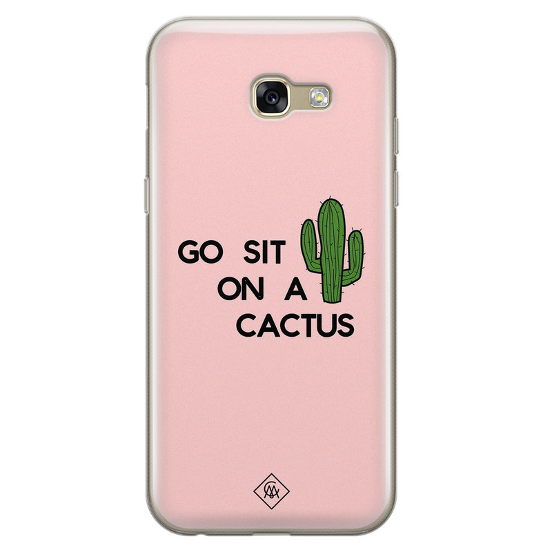 Casimoda Samsung Galaxy A5 2017 siliconen hoesje - Go sit on a cactus