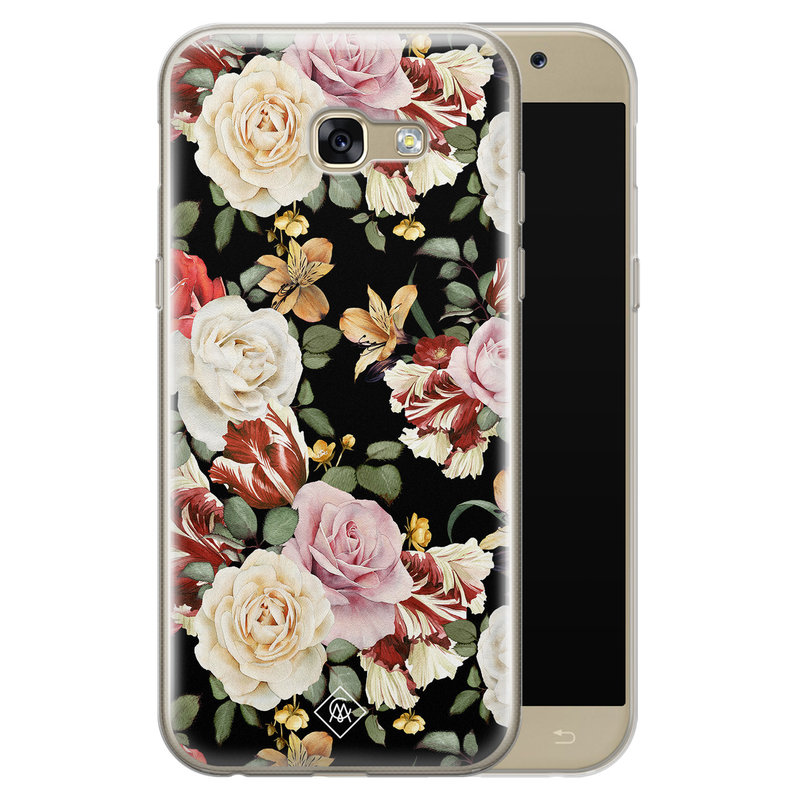 Casimoda Samsung Galaxy A5 2017 siliconen hoesje - Flowerpower
