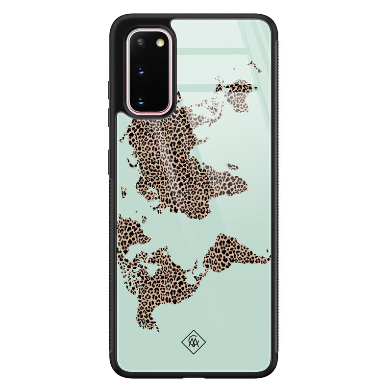 Casimoda Samsung Galaxy S20 glazen hardcase - Wild world