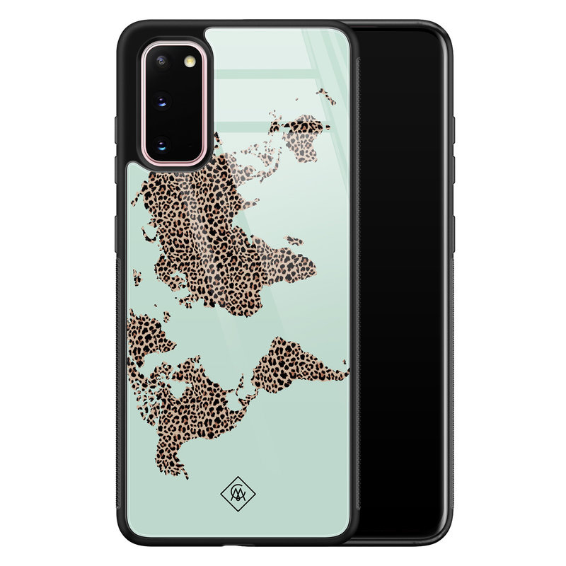 Casimoda Samsung Galaxy S20 glazen hardcase - Wild world