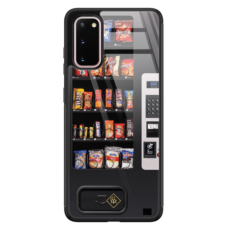 Casimoda Samsung Galaxy S20 glazen hardcase - Snoepautomaat