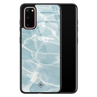 Casimoda Samsung Galaxy S20 glazen hardcase - Oceaan