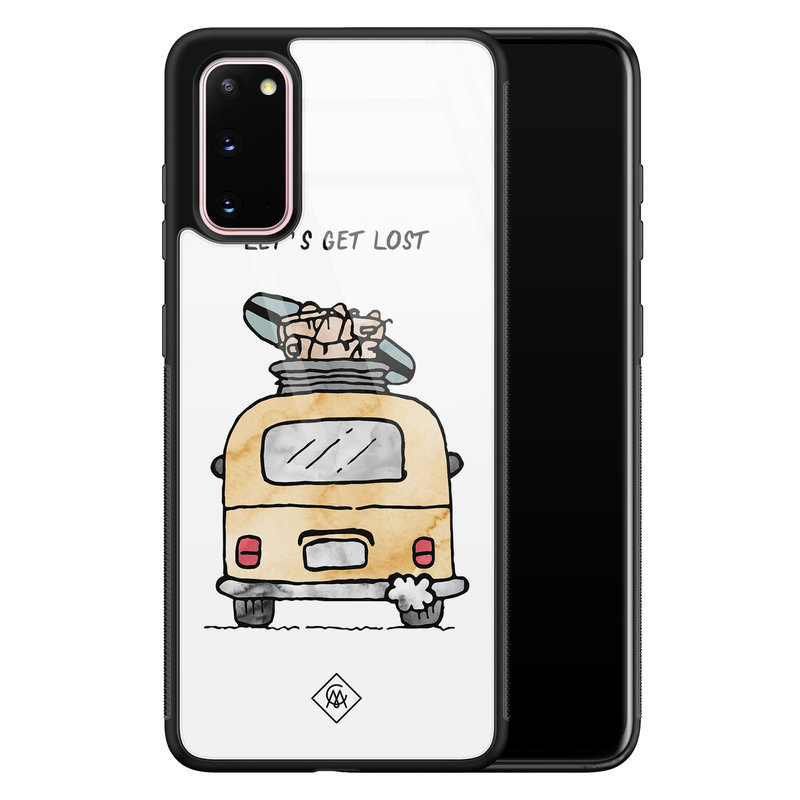 Casimoda Samsung Galaxy S20 glazen hardcase - Let's get lost