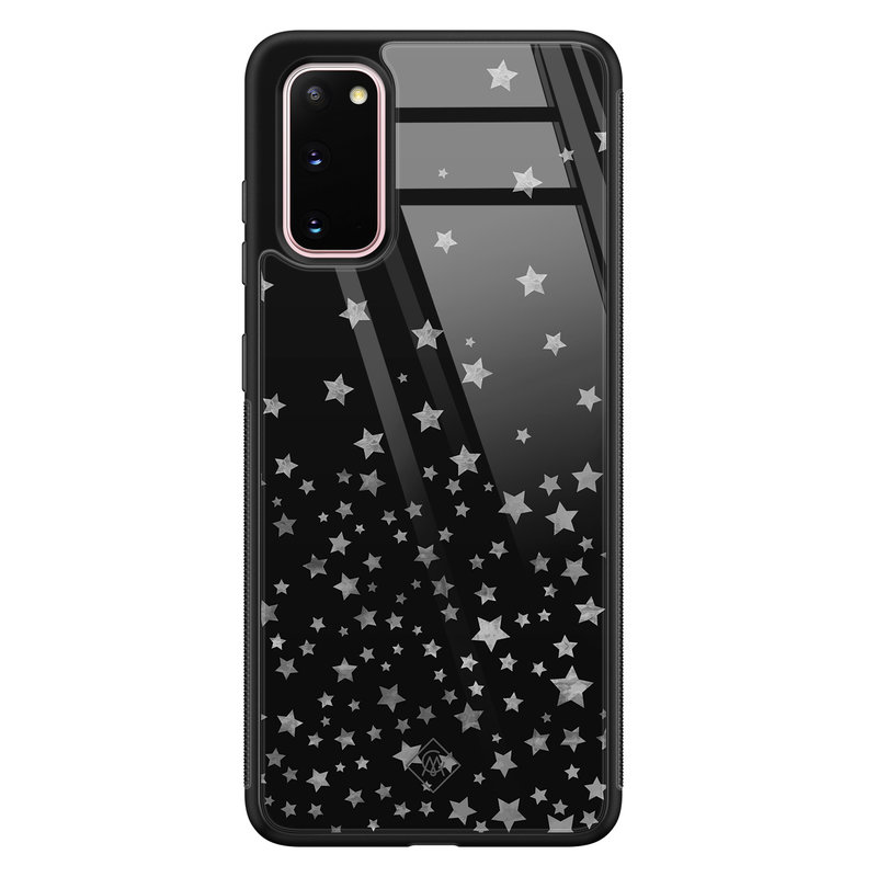 Casimoda Samsung Galaxy S20 glazen hardcase - Falling stars