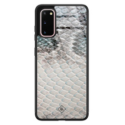 Casimoda Samsung Galaxy S20 glazen hardcase - Oh my snake