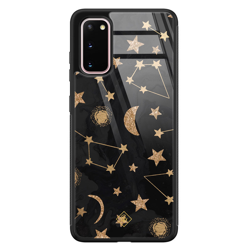 Casimoda Samsung Galaxy S20 glazen hardcase - Counting the stars