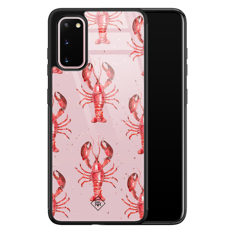 Casimoda Samsung Galaxy S20 glazen hardcase - Lobster all the way