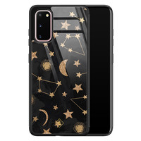 Casimoda Samsung Galaxy S20 glazen hardcase - Counting the stars