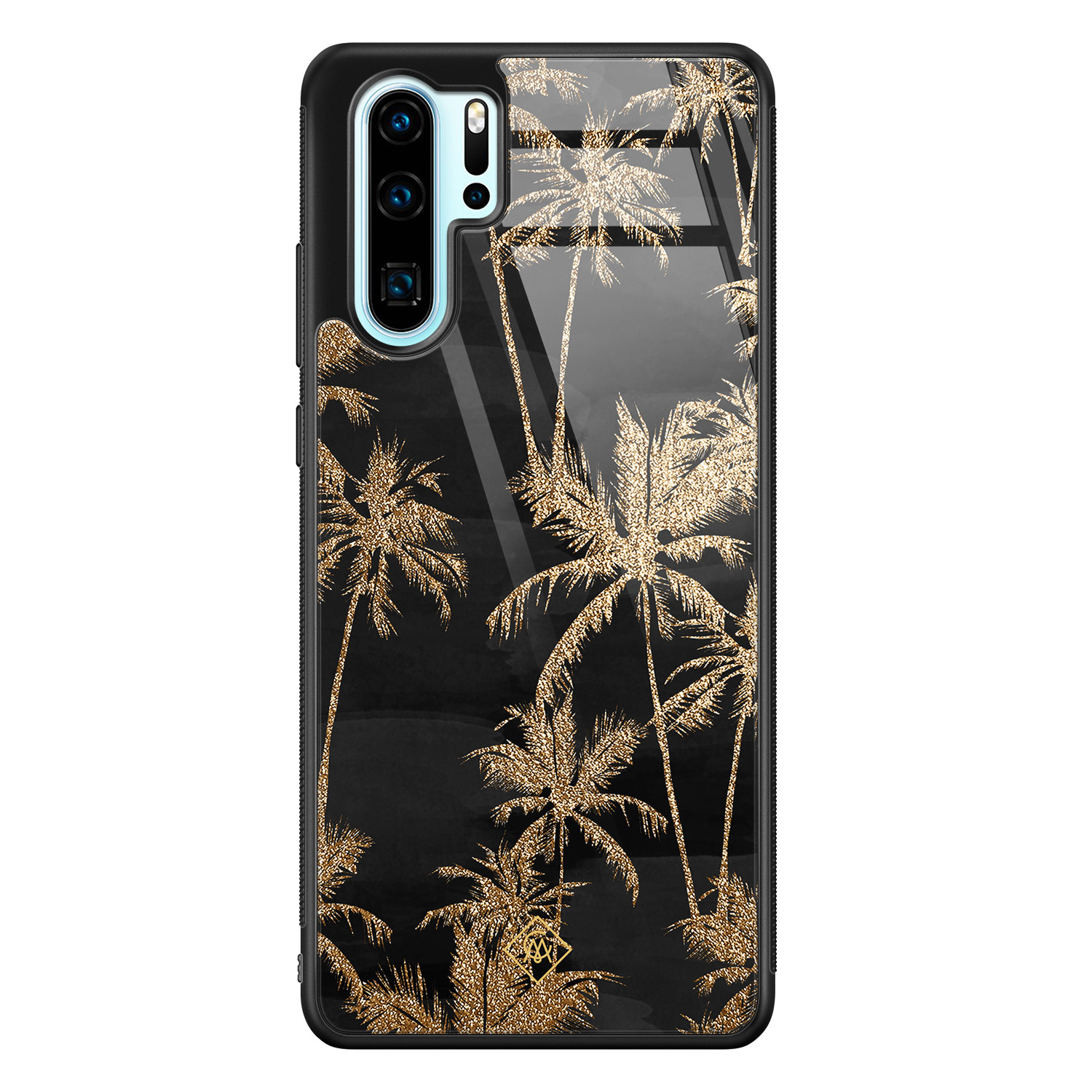 Huawei P30 Pro glazen hardcase - Palmbomen