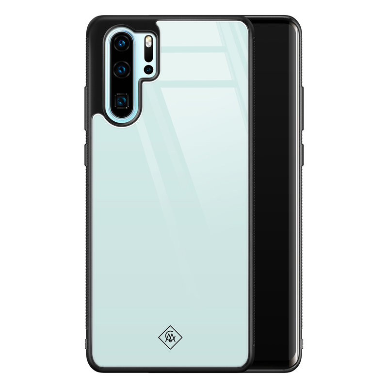 Casimoda Huawei P30 Pro glazen hardcase - Pastel blauw