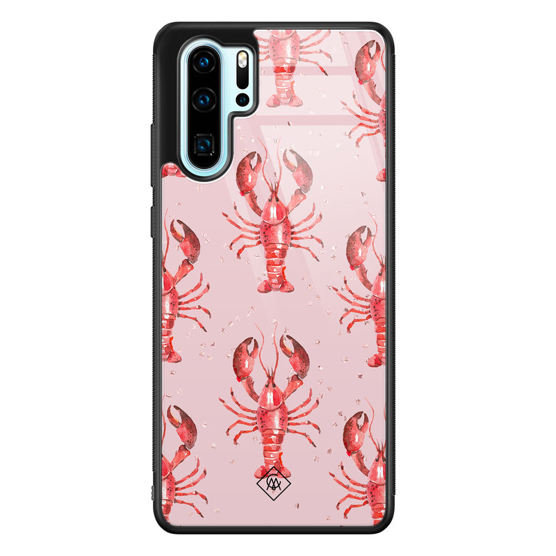 Casimoda Huawei P30 Pro glazen hardcase - Lobster all the way