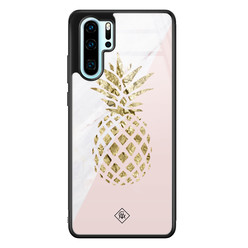 Casimoda Huawei P30 Pro glazen hardcase - Ananas