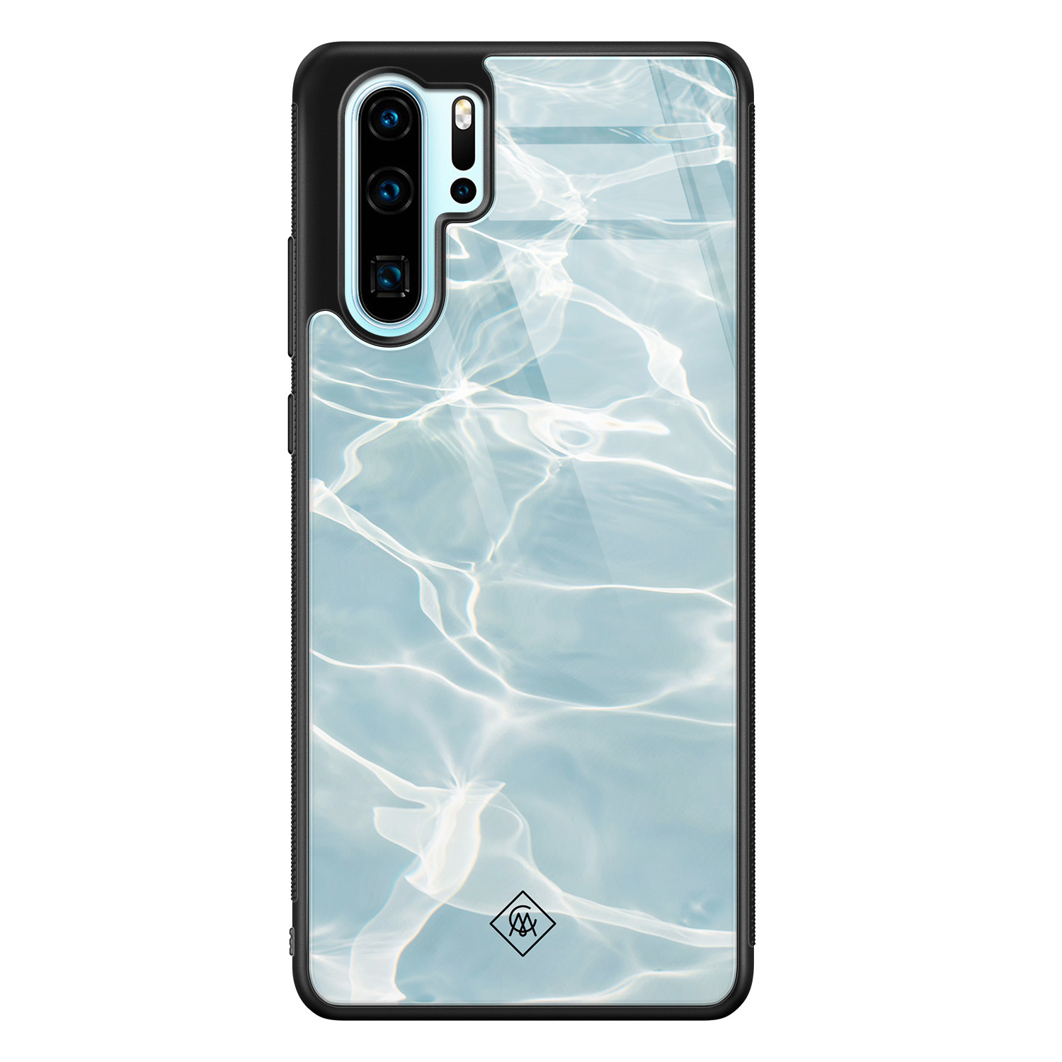 Huawei P30 Pro glazen hardcase - Oceaan