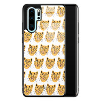 Casimoda Huawei P30 Pro glazen hardcase - Got my leopard