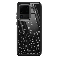 Casimoda Samsung Galaxy S20 Ultra glazen hardcase - Falling stars