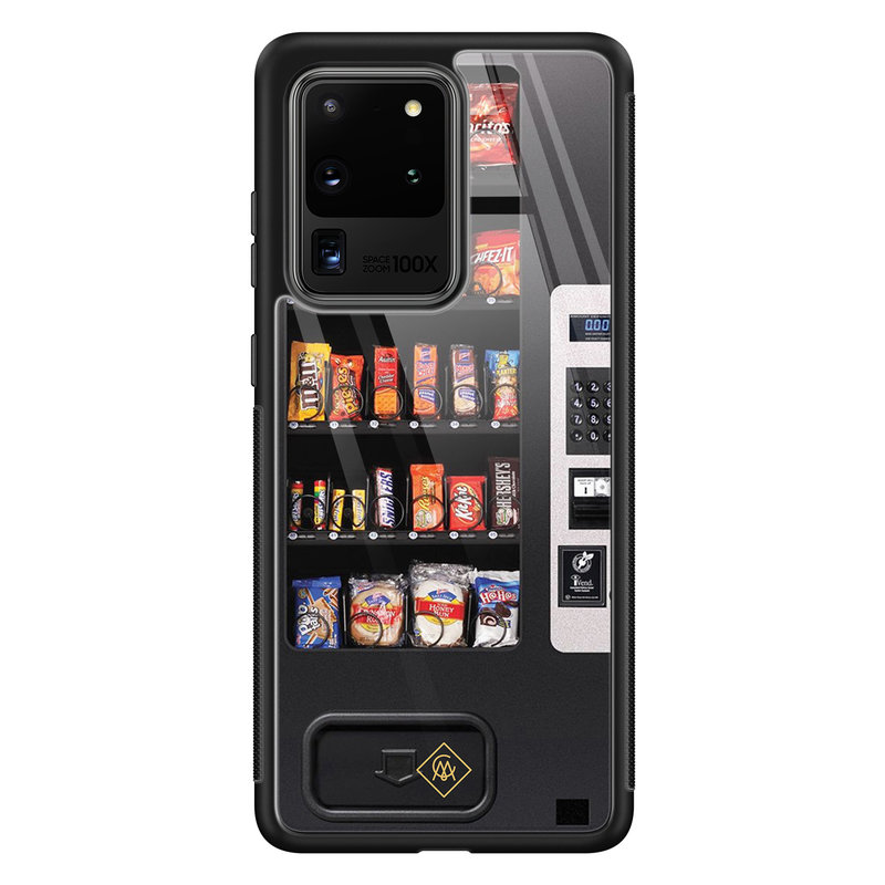Casimoda Samsung Galaxy S20 Ultra glazen hardcase - Snoepautomaat