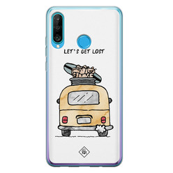 Casimoda Huawei P30 Lite siliconen hoesje - Let's get lost