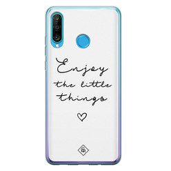 Casimoda Huawei P30 Lite siliconen hoesje - Enjoy life