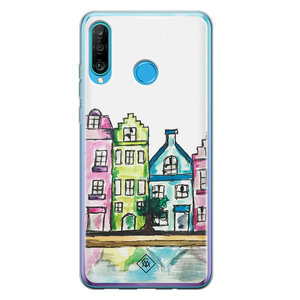 Casimoda Huawei P30 Lite siliconen telefoonhoesje - Amsterdam