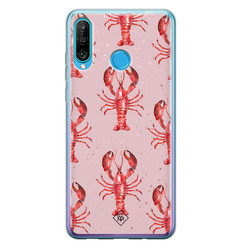 Casimoda Huawei P30 Lite siliconen hoesje - Lobster all the way