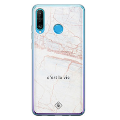 Casimoda Huawei P30 Lite siliconen hoesje - C'est la vie