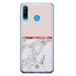 Casimoda Huawei P30 Lite siliconen hoesje - Rose all day