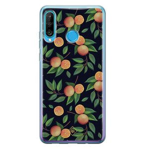 Casimoda Huawei P30 Lite siliconen hoesje - Orange lemonade