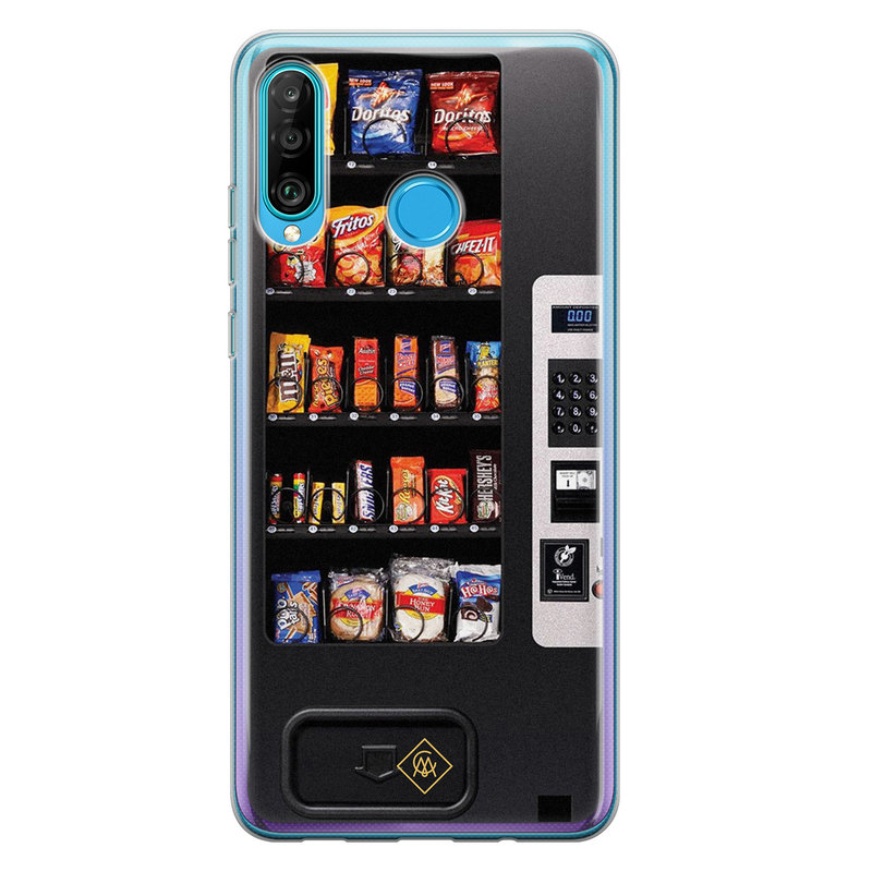 Casimoda Huawei P30 Lite siliconen hoesje - Snoepautomaat
