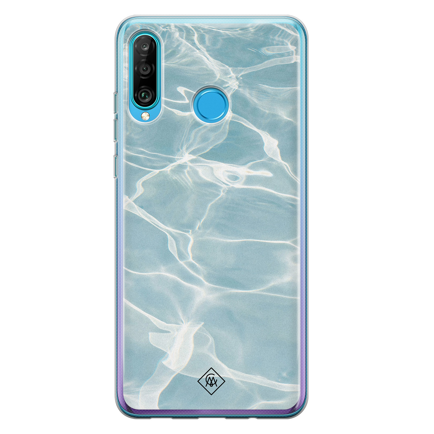 Huawei P30 Lite siliconen hoesje Oceaan