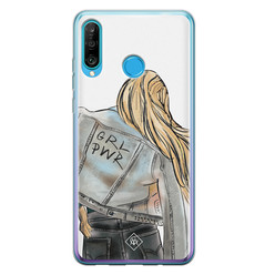 Casimoda Huawei P30 Lite siliconen hoesje - GRL PWR