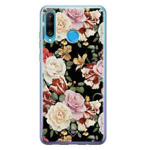 Casimoda Huawei P30 Lite siliconen hoesje - Flowerpower