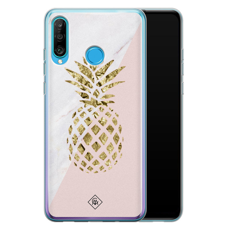 Casimoda Huawei P30 Lite siliconen hoesje - Ananas