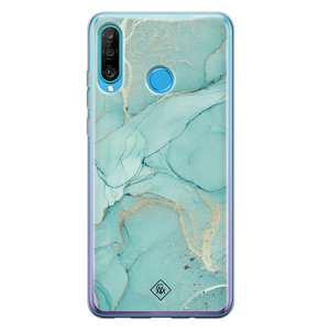 Casimoda Huawei P30 Lite siliconen hoesje - Touch of mint