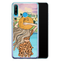 Casimoda Huawei P30 Lite siliconen hoesje - Sunset girl