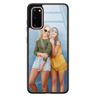 Casimoda Samsung Galaxy S20 glazen hoesje - Hardcase met foto