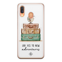 Casimoda Samsung Galaxy A40 siliconen hoesje - Wanderlust